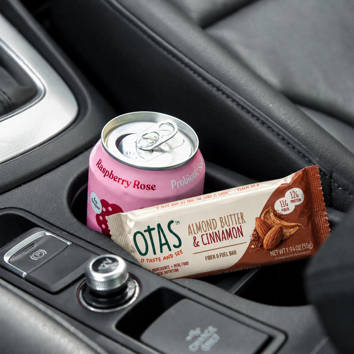 OTAS Fiber & Fuel Bar — Almond Butter & Cinnamon (12-Pack)