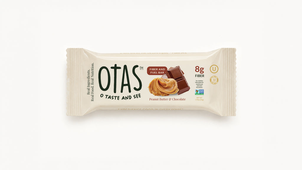 OTAS Fiber & Fuel Bar — Peanut Butter & Chocolate (12-Pack)