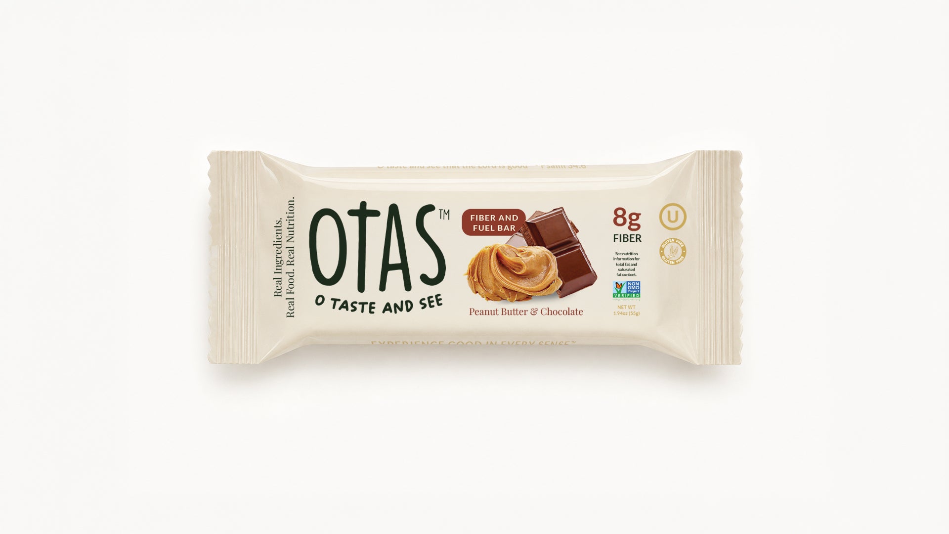 OTAS Fiber & Fuel Bar — Peanut Butter & Chocolate